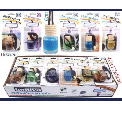 Set 20 Pezzi Boccetta Profumatore Profumo Deodorante Auto Varie Fragranze