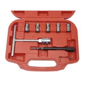 Set Kit Alesatori Per La Pulizia Iniettore Iniettori Auto Motore Diesel 8 Pezzi