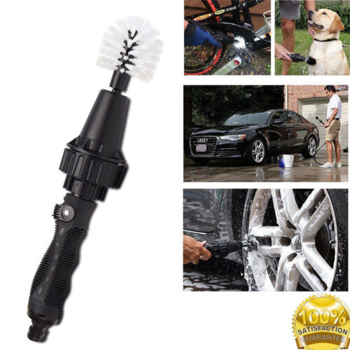 Spazzola Rotante Acqua Pulisci Moto Auto Bicicletta Lavaggio Cerchioni Brushhero