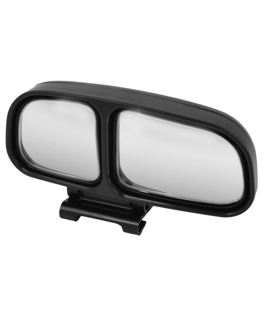 Specchio Specchietto Specchio Aggiuntivo Laterale Destro Clip E Adesivo Grigio