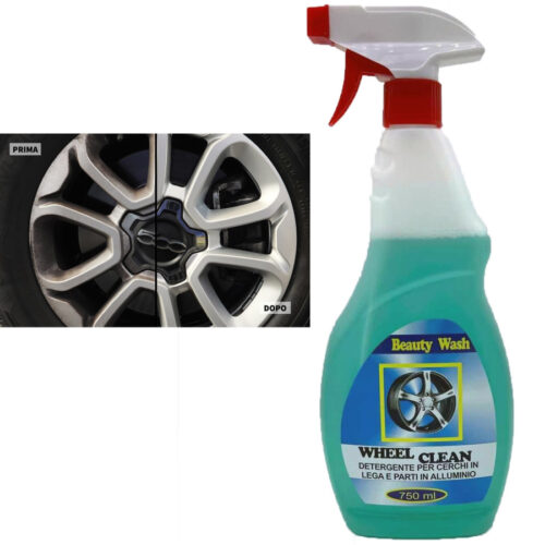 Spray Detergente Ravvivante Per Cerchi In Lega Auto E Parti Alluminio Da 750ml