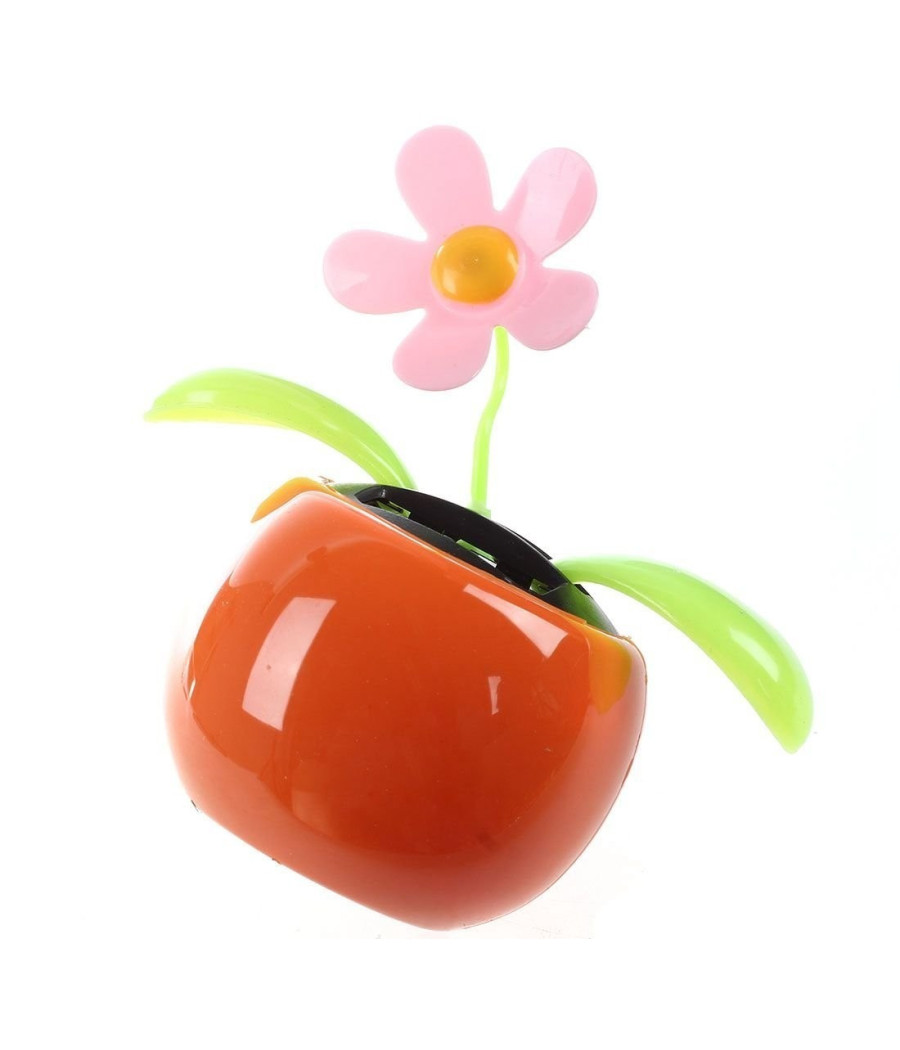 Statuetta Oscillante Ad Energia Solare Pianta Dondolo Movimento Auto Scrivania