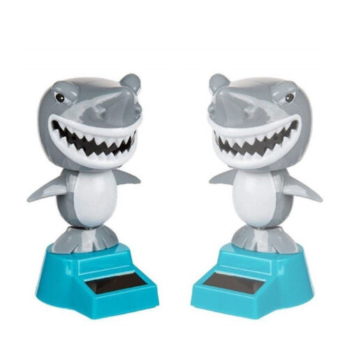 Statuetta Oscillante Energia Solare Squalo Ws1936 Dondolo Cruscotto Auto