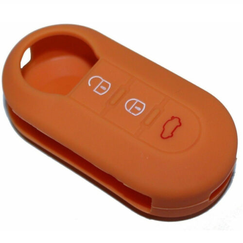 Cover Chiave Guscio Fiat 500 Punto Evo Panda Bravo Telecomando Arancione