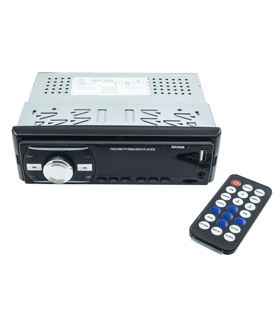 Stereo Autoradio Auto Radio Fm Mp3 Usb Slot Sd Mmc Aux Orologio Digitale 6248