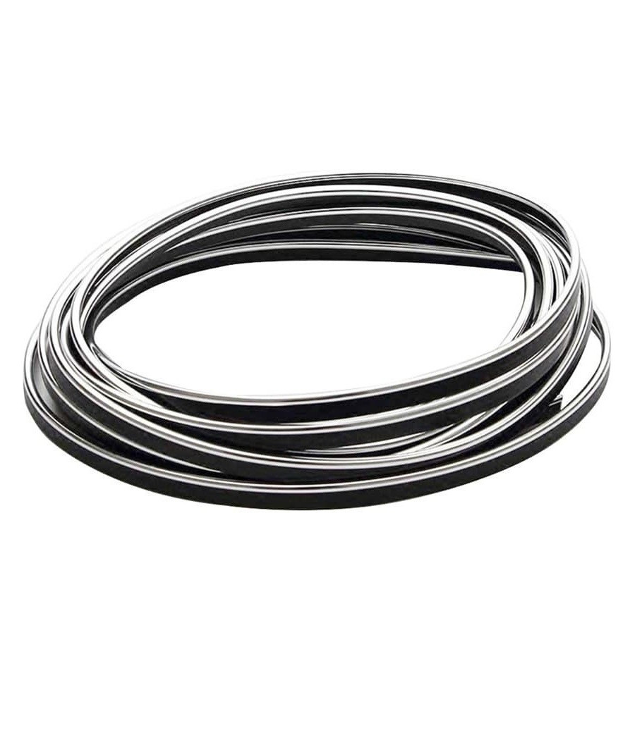 Striscia Profilo Decorativa Adesivo Cromato Cromata Argento Ws1180 Interno Auto