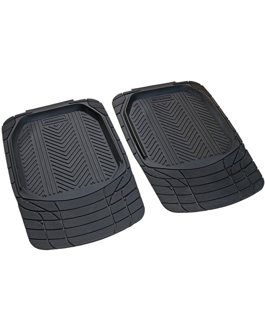 Tappetini Auto Set 2 Pezzi Antiscivolo Anti Neve Lavabili Tappezzeria