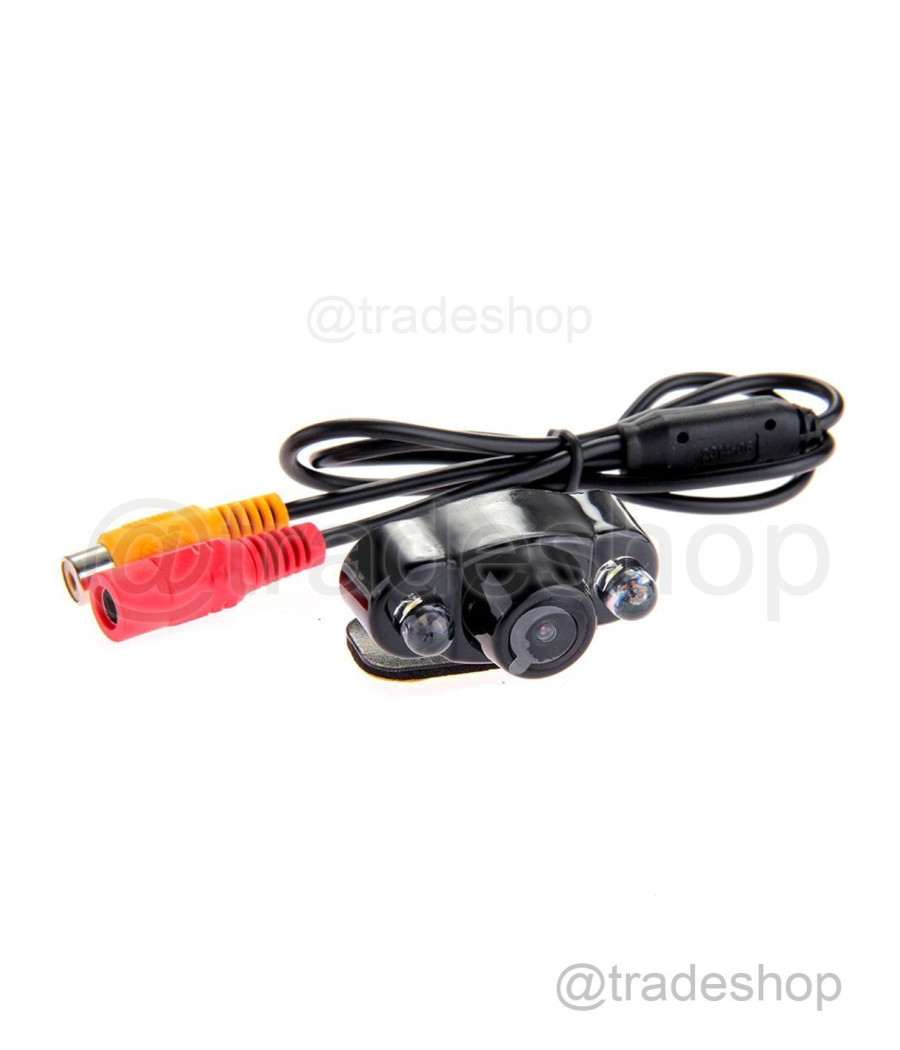 Telecamera Retromarcia Auto Camper Furgone 2 Led Smd Staffata Retrocamera