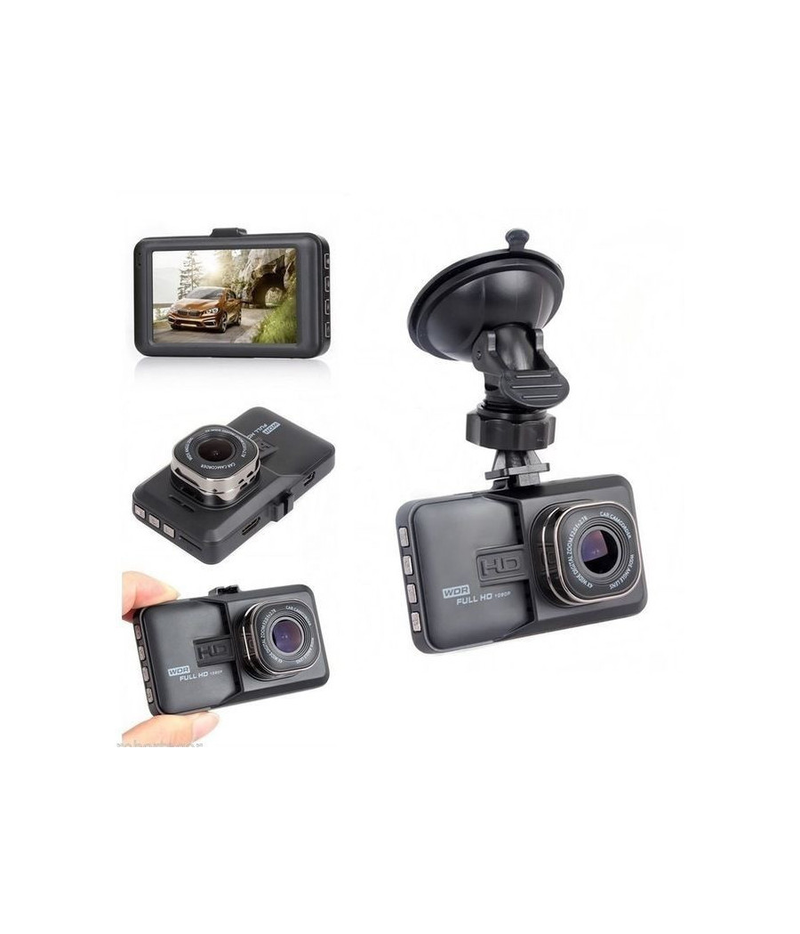 Telecamera Videoregistratore Mini Dvr Per Auto Hd Nera 1080p Monitor Lcd 626