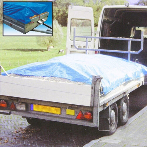 Telo Copertura Carico Rimorchi Camion 250x140cm + 4 Cinghie Protezione