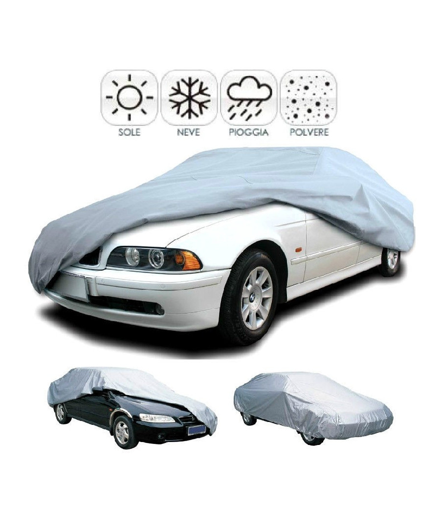 Telo Copriauto Impermeabile Copertura Copri Auto Pvc Anti Pioggia Sole S M L Xl