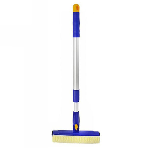 Tergivetro Raschietto Allungabile Vetri Grandi Manico Telescopico Testa Rotante