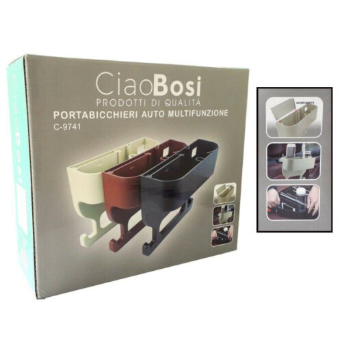 Porta Oggetti Sedile Auto Portabicchieri Organizer Tazza Universale