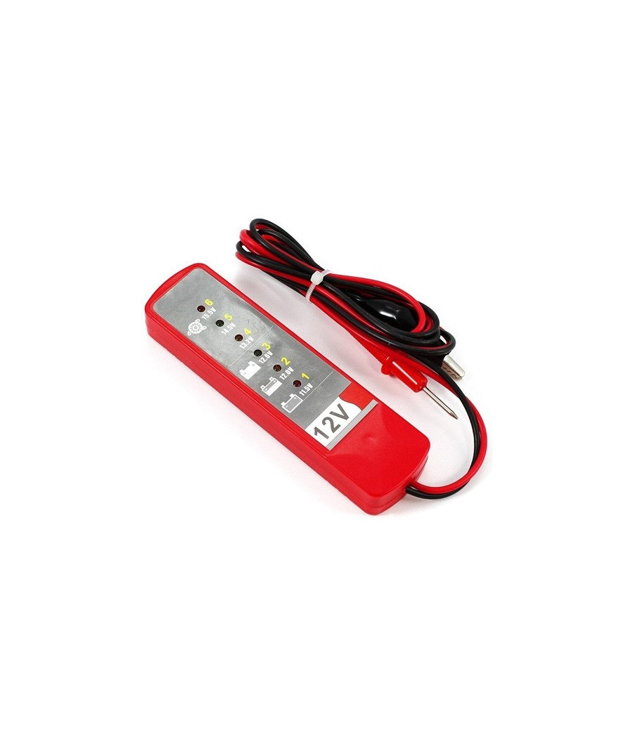 Tester Digitale 12v 6 Led Verifica Controllo Batteria Alternatore Auto Moto Test