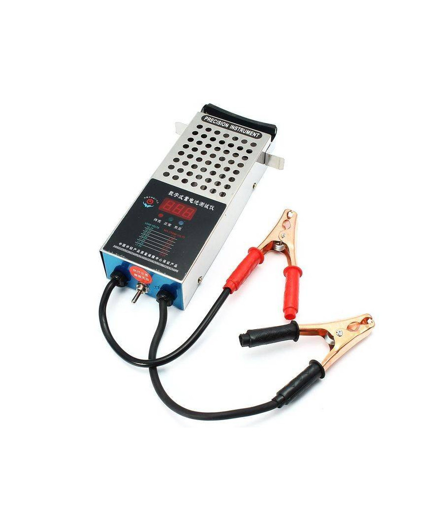 Tester Portatile Per Controllo Batteria Auto Moto Da 125 Amp A 6v E 12v Con Cavi