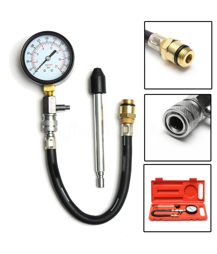 Tester Pressione Compressione Per Motori Misuratore Auto Pistone Cilindri