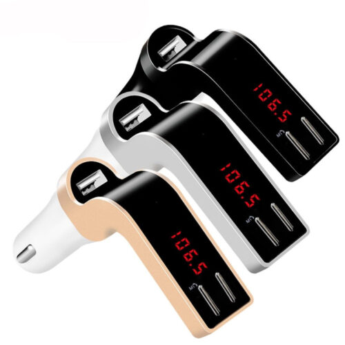 Vivavoce Mod.590 Trasmettitore Bluetooth Mp3 Usb Sd Fm Auto Telecomando Display