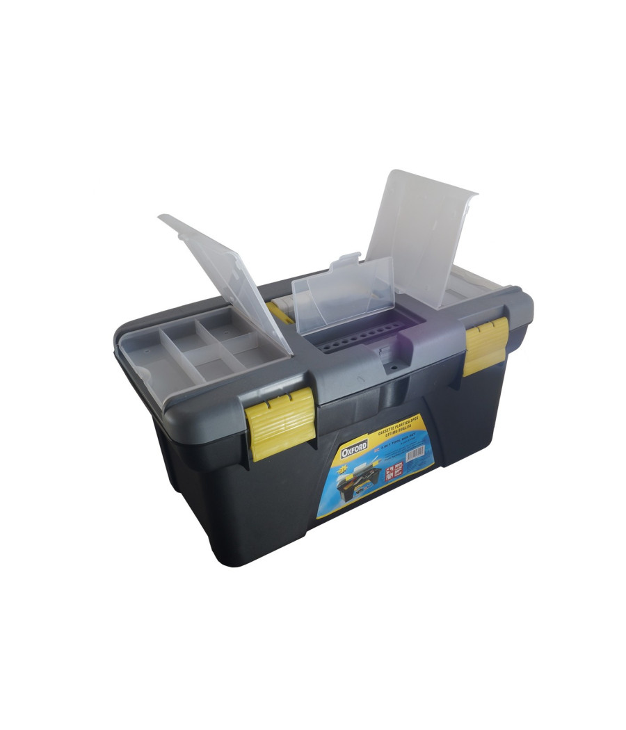 3 Pz X Cassetta Cassette Portautensili Porta Attrezzi E Minuterie In Plastica - immagine 2