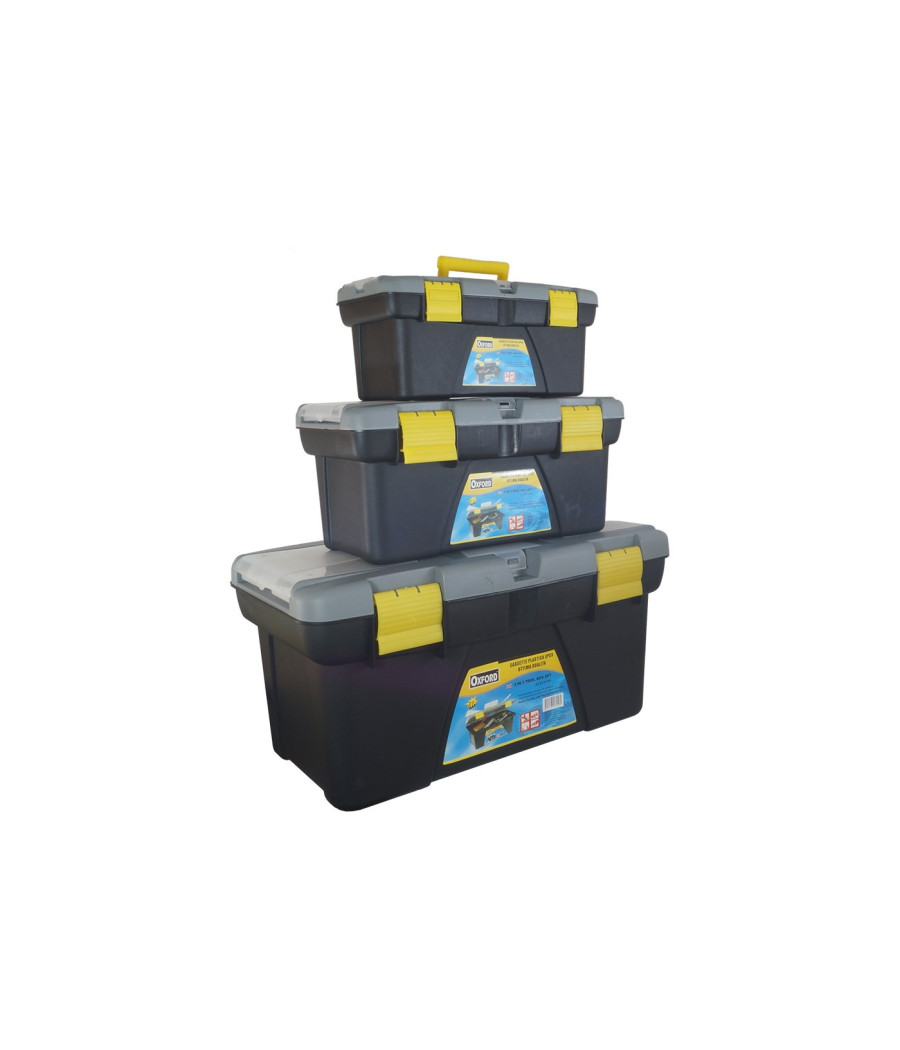 3 Pz X Cassetta Cassette Portautensili Porta Attrezzi E Minuterie In Plastica