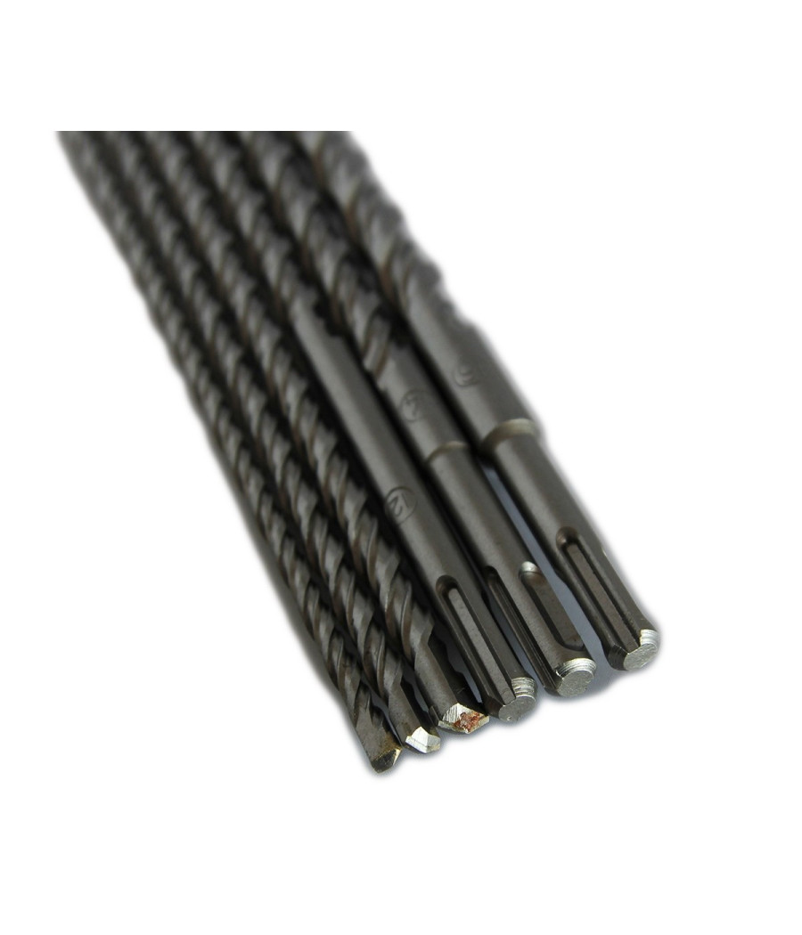 6 Punte Muro Sds Da 450 Mm Per Trapano Tassellatore ø 6, 8, 10, 12, 14, 16 Mm - immagine 2