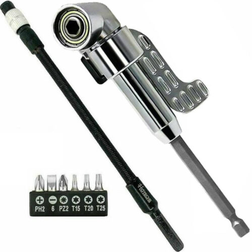 Adattatore Angolare 105° Per Trapano Mandrino Angolare Porta Inserti Flessibile