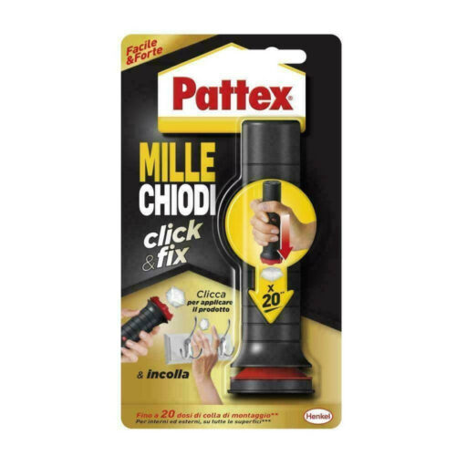 Adesivo Colla Istantanea Pattex Millechiodi Click & Fix 30g Universale