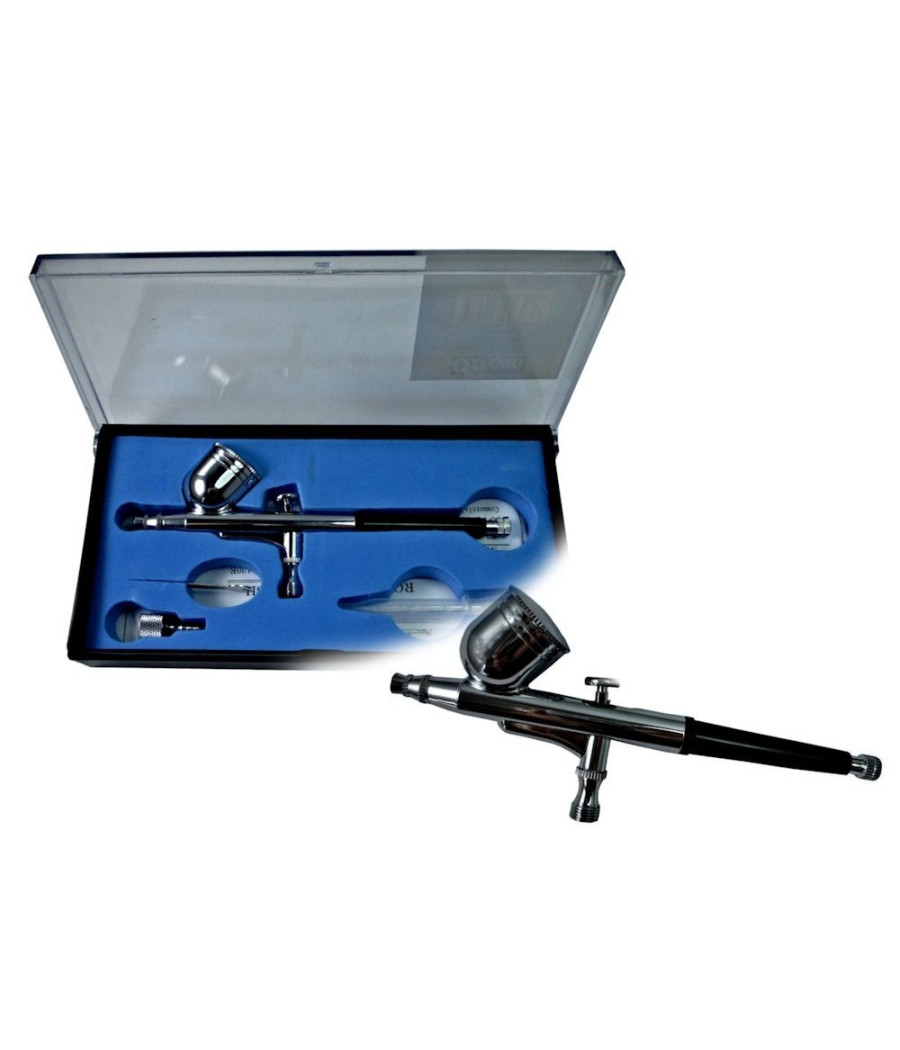 Aerografo Doppia Azione Tratto Fine 0,3mm Per Compressore Aeropenna Hd-130