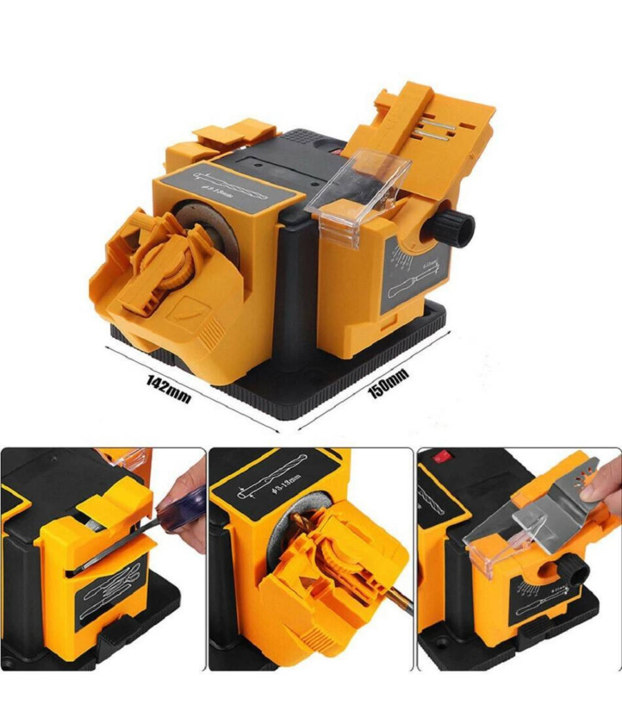 Affila Coltelli Elettrico Arrota Lame Forbici Cacciaviti Scalpello 65 Watt