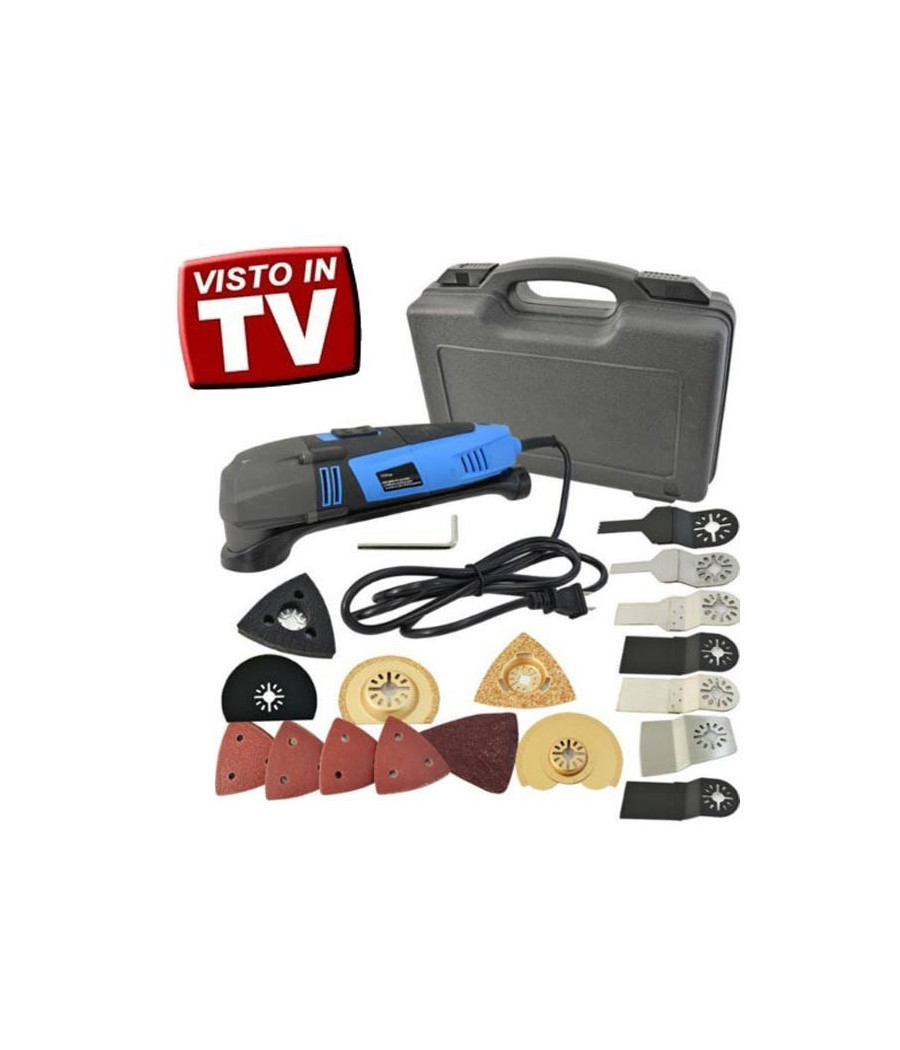 Attrezzo Elettrico Multi Tool Set Utensile Raschietto Rotatorio Con 19 Accessori