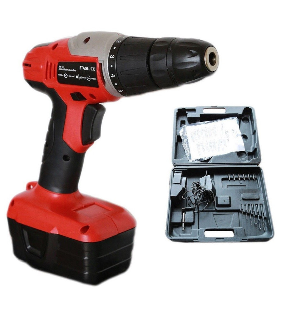 Avvitatore 18v Trapano Batteria A Litio Caricabatterie Ricaricabile Accessori