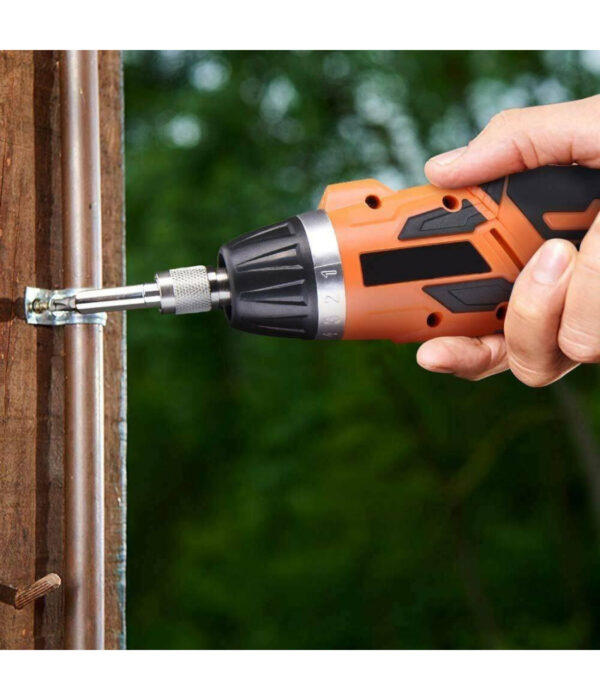 Avvitatore Cacciavite Elettrico A Batteria Trapano Con 38 Punte E Torcia Led - immagine 3