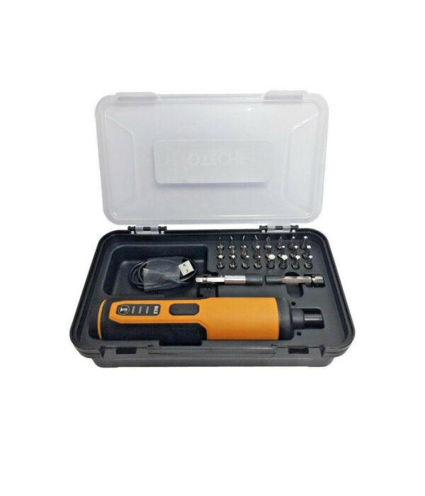 Avvitatore Mini Cacciavite Elettrico Cordless 3.6v 4nm 2 Led 26 Inserti P800119