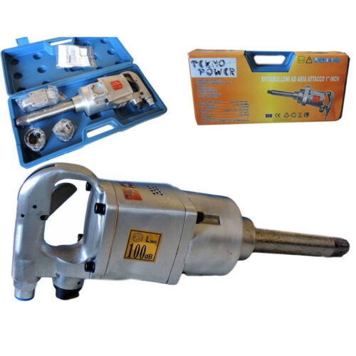 Avvitatore Pneumatico 1” Aria Compressa Pistola Svitabulloni Camion Bus Trattori