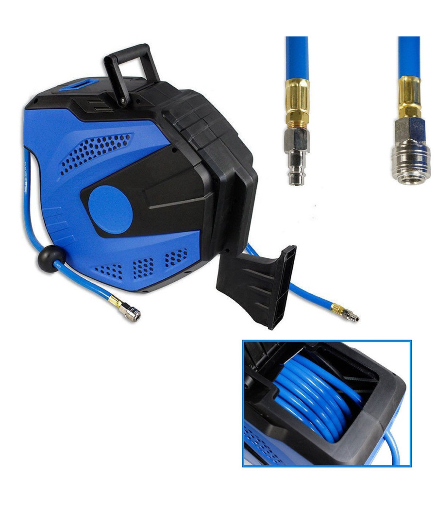 Avvolgitubo Ad Aria Compressa Automatico Da 15 Metri Per Compressore Zya03-q15