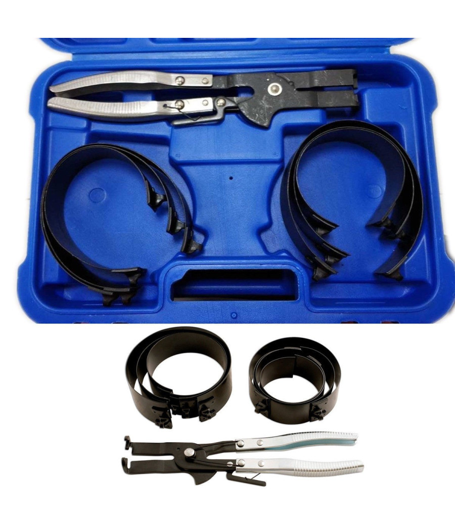 Banda Di Serraggio Anello Pistone Pinza Anelli Raschia Olio Kit 7 Pz 73-111mm