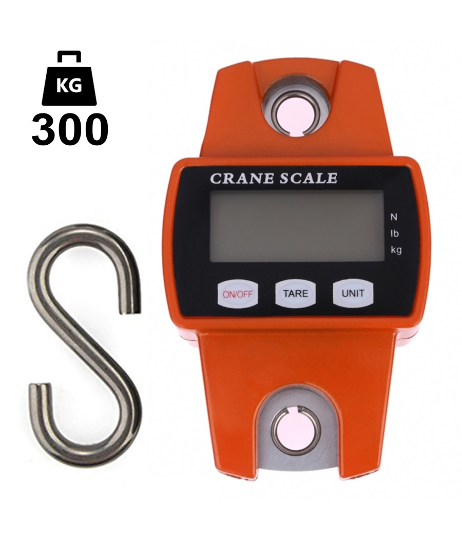 Bilancia Sospesa Dinamometro Digitale A Molla Fino 300kg Meccanica Bilancia 300k