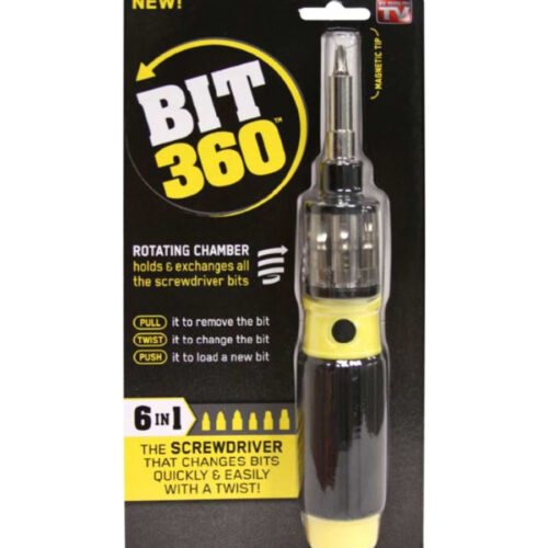 Bit 360 Cacciavite 6 In 1 Twist Bit Punte Magnetiche Universale Casa Lavoro Kit