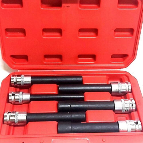 Bussola Chiavi Torx Femmina Set Lunghi E10-e20 Testa Cilindro Attacco 1/2 Quadro