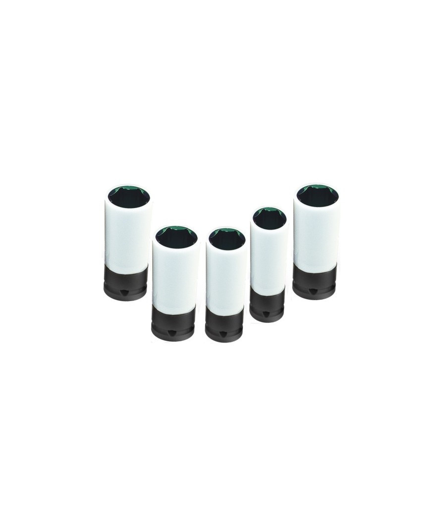 Bussole Boccole A Percussione In Cromo Molibdeno Vinilicato Kit Da 5 Pezzi 1/2"