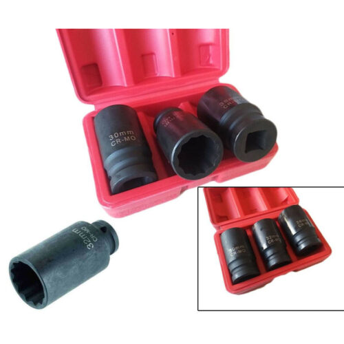 Bussole Boccole Per Pistola Avvitatore Pneumatico Set 3 Pz 3/4″ Da 30 A 36mm