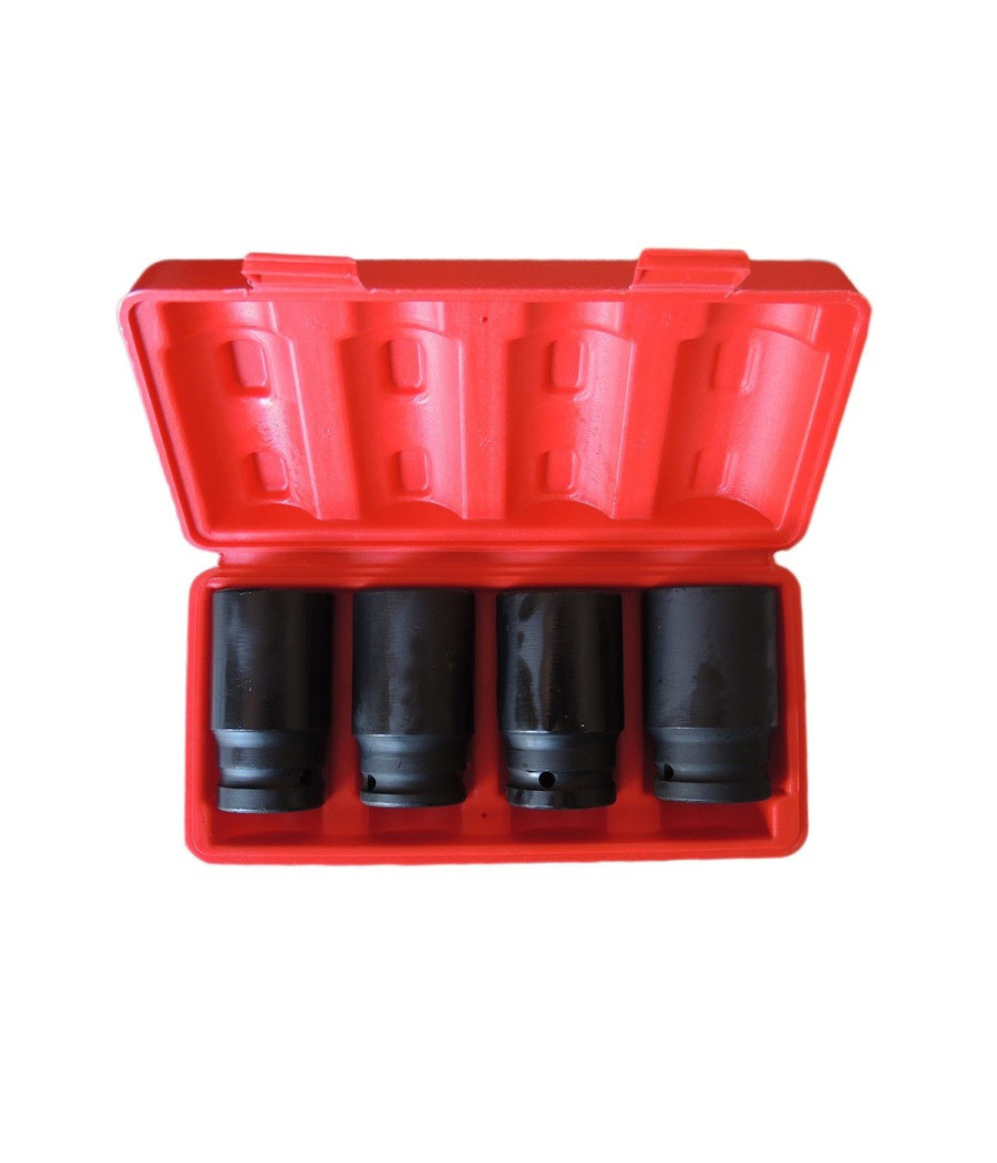 Bussole Boccole Per Pistola Avvitatore Pneumatico Set 4 Pz Da 3/4"da 30 A 36mm - immagine 2