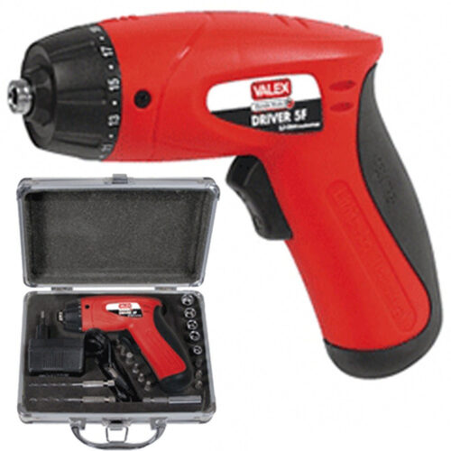 Cacciavite Avvitatore A Batteria Al Litio Driver 5fv In Valigetta Valex 1422530