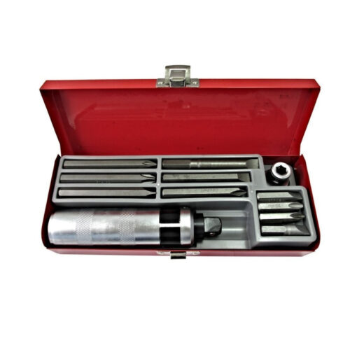 Cacciavite Giravite Ad Impatto Percussione 12 Pz Reversibile Chrome Vanadium