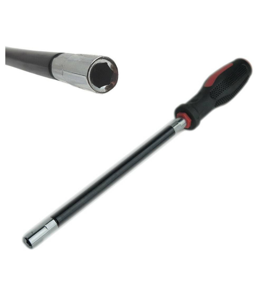Cacciavite Giravite Flessibile Da 300 Mm Femmina Esagonale 7 Mm
