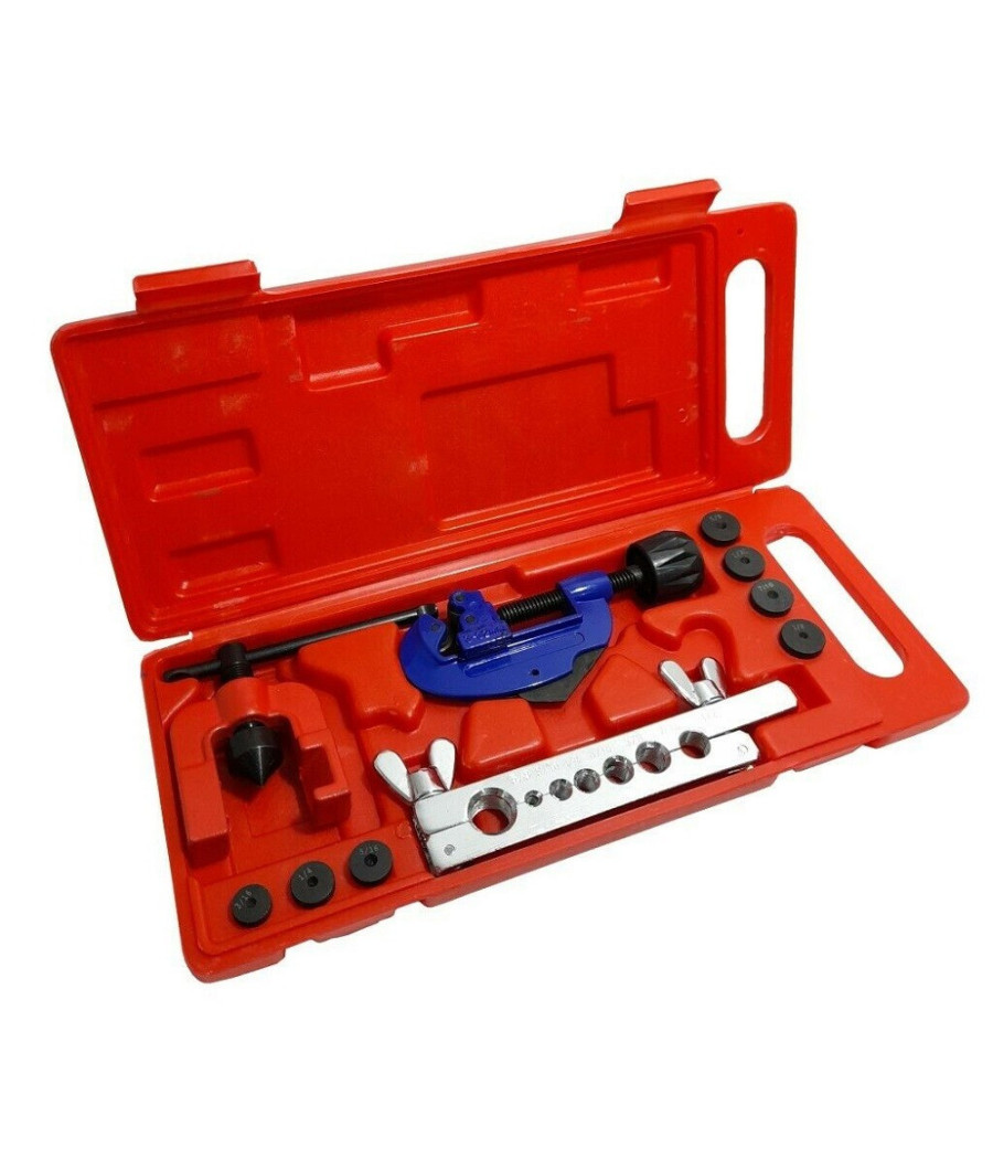 Cartellatrice Flangiatubo Rame Svasatura Idraulica 5/8 - 1/2" Tubi Da 3 A 32mm