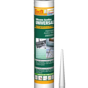 Cartuccia Silicone Acetico Multiuso Pro 280 Ml Colore Nero Sigillante Universale