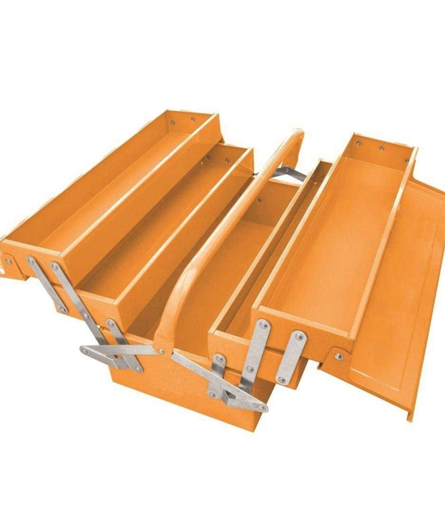 Cassetta Porta Attrezzi In Metallo Estensibile 49,5 X 20 X 29cm Organizer