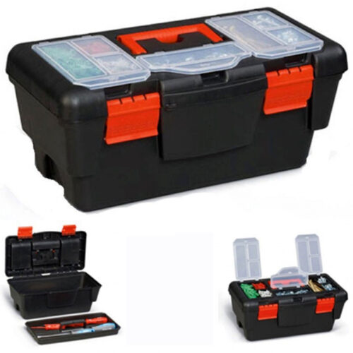 Cassetta Porta Attrezzi Porta Utensili In Plastica Con 10 Scomparti 50x30x22cm