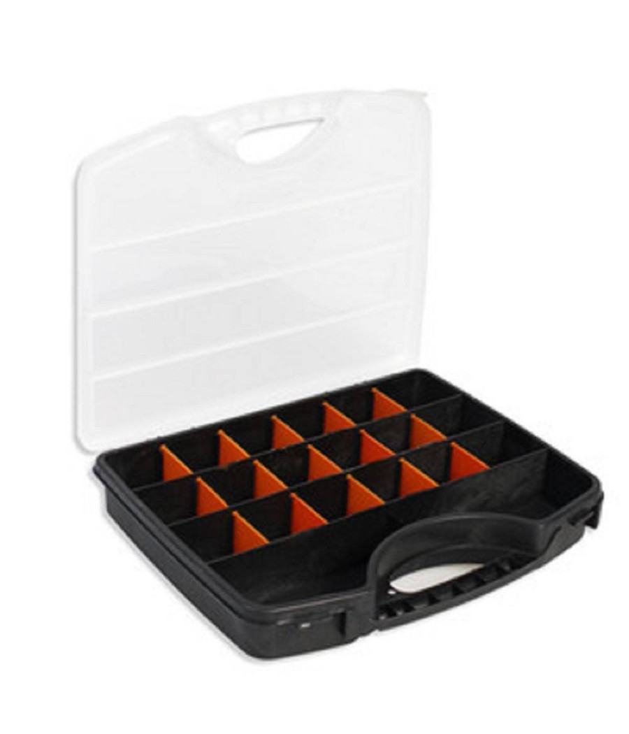 Cassetta Porta Utensili 20 Scomparti Valigetta Plastica Attrezzi Organizer Accessori - immagine 2