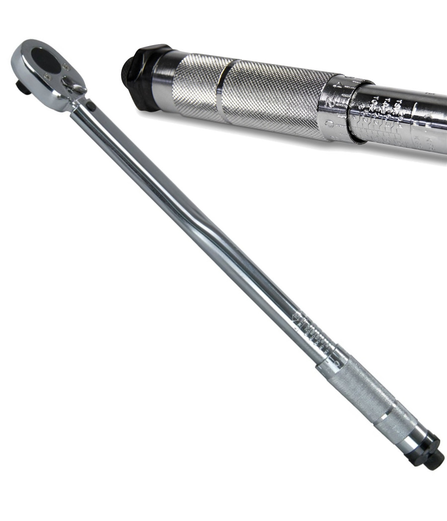 Chiave Dinamometrica Cricchetto Reversibile 3/8" 8 - 105 Nm Cromo Vanadio